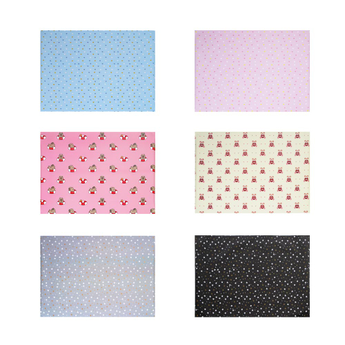 Бумага тм Fntastic подарочная, 70x100 см, 70 г односторонняя, 6 диз.