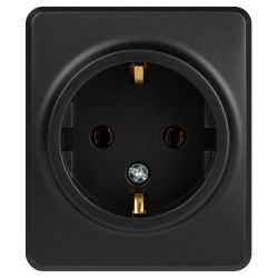 Розетка ЭРА Эксперт 11-2203-05 2P+E Schuko IP20 16A-250В ОУ антрацит