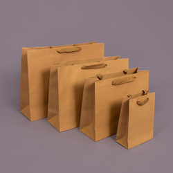 Пакет подарочный, Крафт, 25*32*11 см