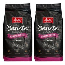 Кофе в зернах Melitta Barista Crema Forte, 1 кг, 2 шт