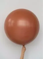 S шар гигант 24"/60 см пастель терракотовый (БГ-90)