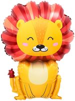 Шар с клапаном (17''/43 см) Мини-фигура, Лев, 1 шт.