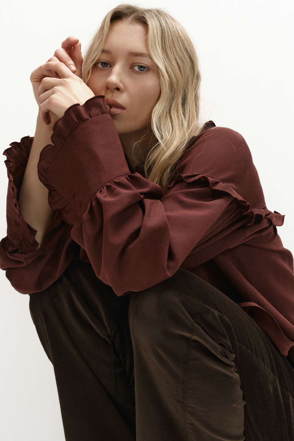 Блуза на кокетке