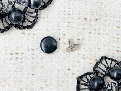 Хольнитены, d 9х7 мм, чёрный