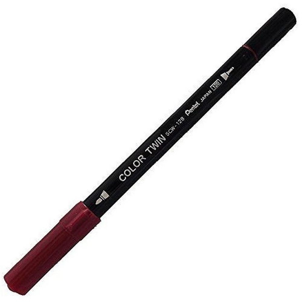 Маркер Pentel Color Twin (Dark Red)