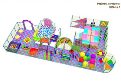 Детский игровой лабиринт «Сахарные Тропы»