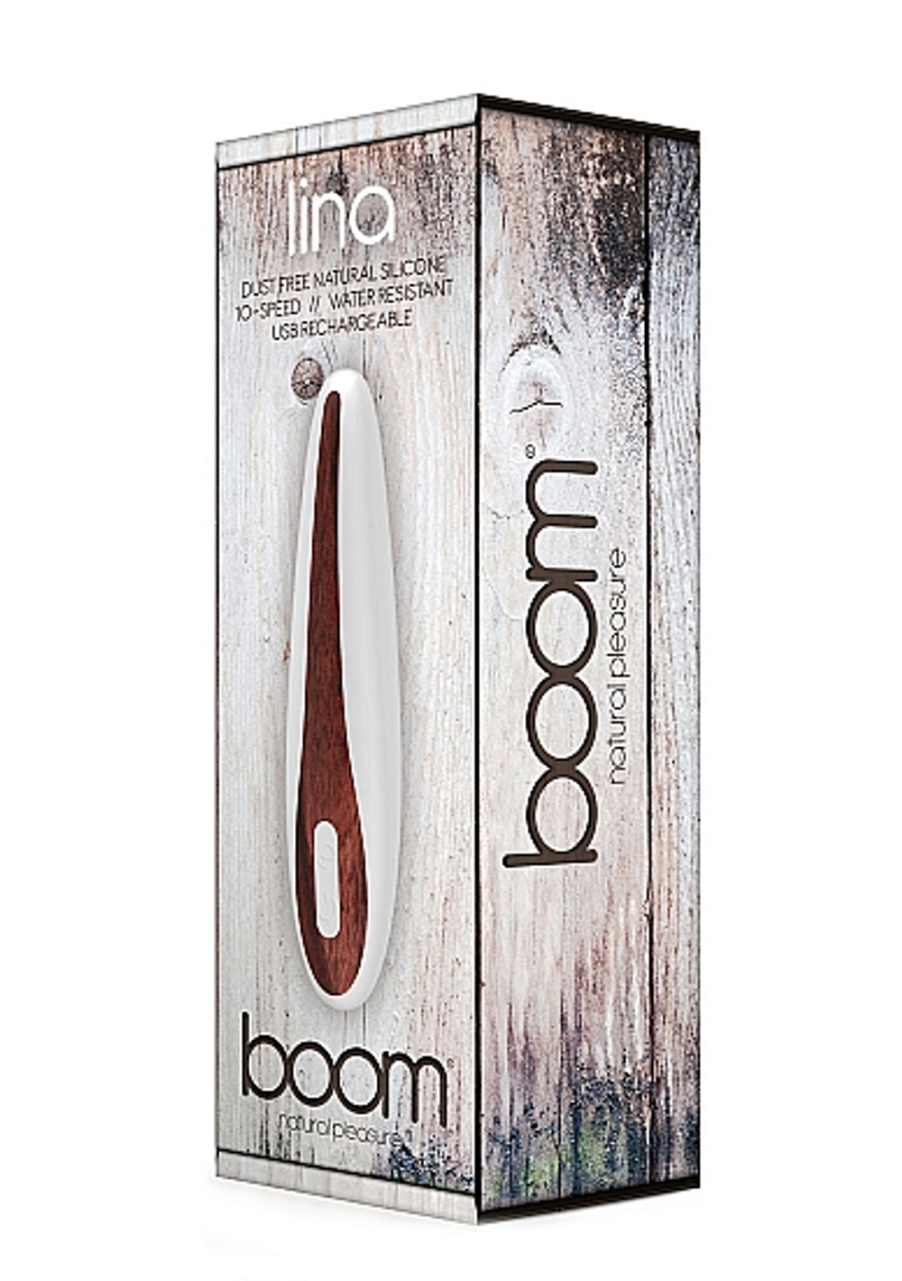 Перезаряжаемый вибромассажер Lina - 15,3 см. (Цвет: белый)