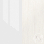 Шкаф угловой ШУ 021 Спальня Сальма (анкор/белый глянец)