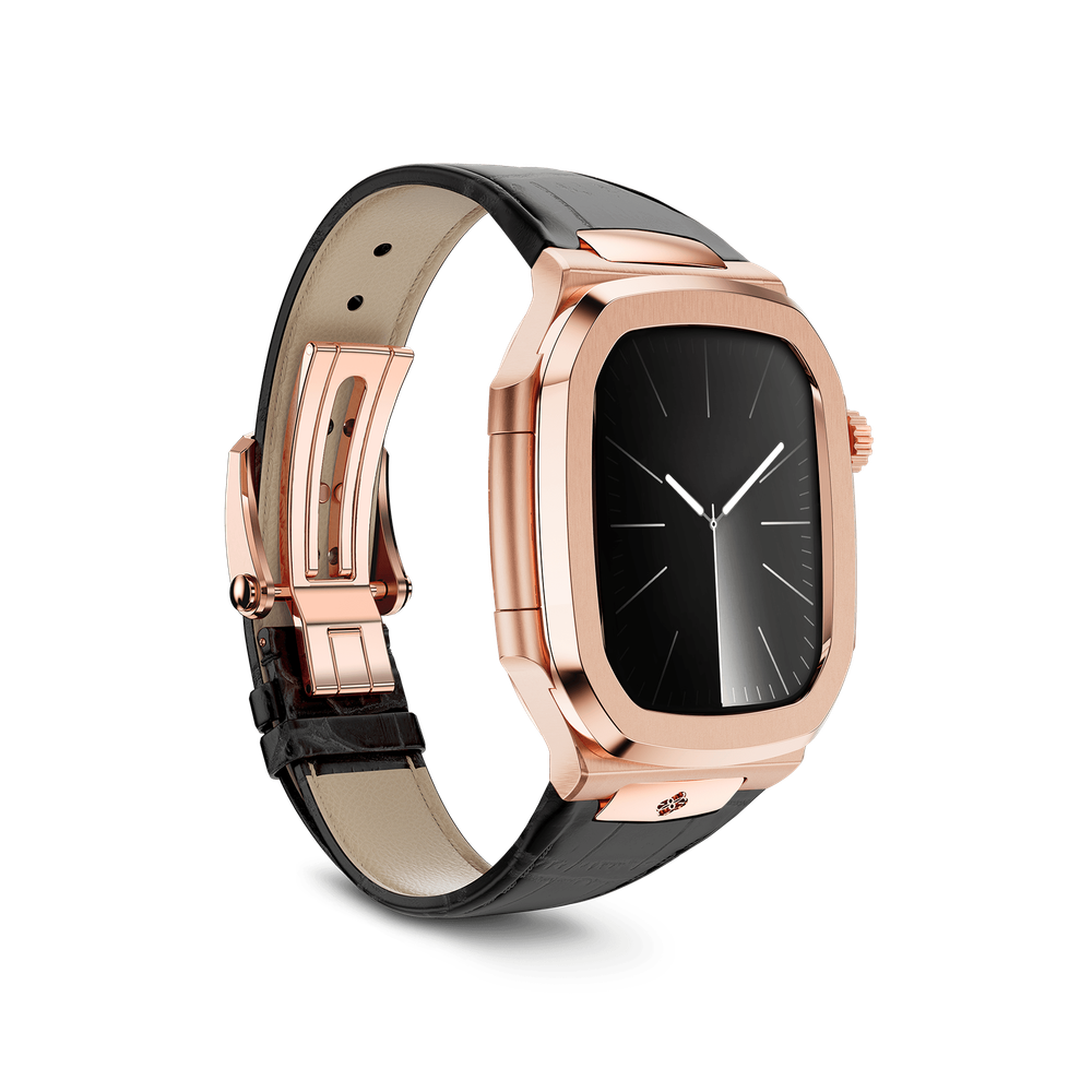 Корпус для Apple Watch ROYAL45 - Rose Gold Leather