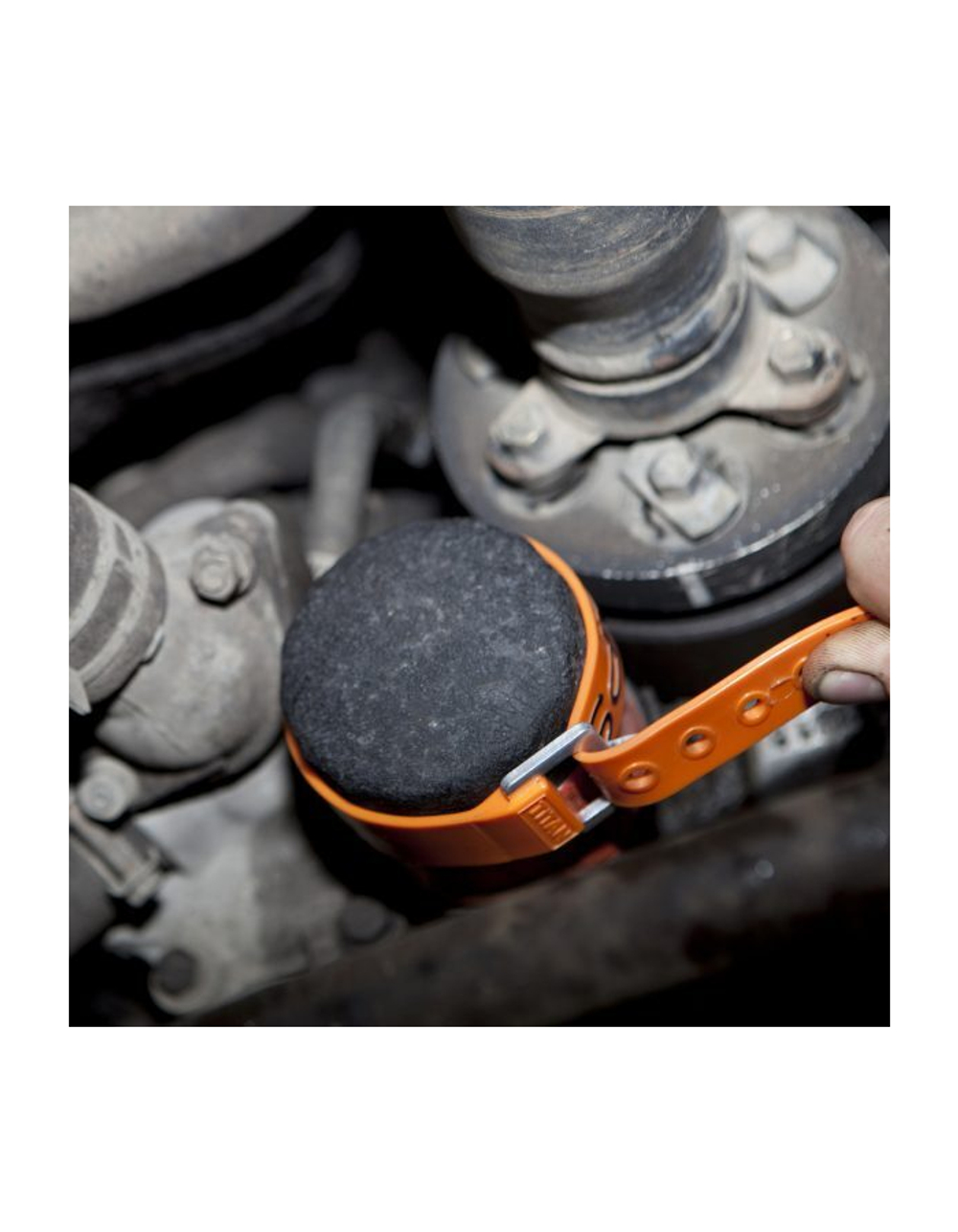 Ремень крепёжный TitanStraps Industrial оранжевый L = 64 см (Dmax = 18 см, Dmin = 5,5 см)