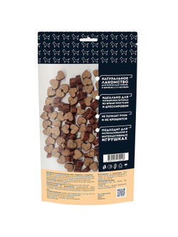 Лакомство Мнямс На каждый день для собак Тренировочные "Сердечки" с говядиной 90 г