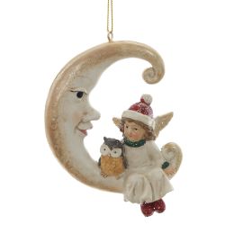 GAEM Фигурка декоративная подвесная "Ангел", L7 W2,5 H10 см, 2в.