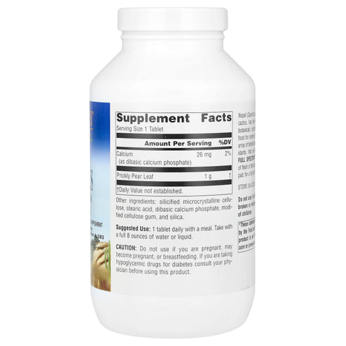 Planetary Herbals, Full Spectrum ™ кактус нопал, 240 таблеток