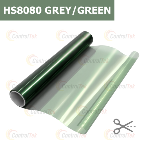 Пленка для окон атермальная HS8080 GREY/GREEN ControlTek, на отрез (ширина рулона 1,524 м.)