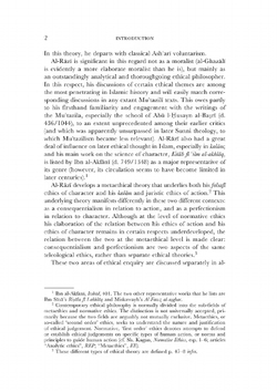 The Teleological Ethics of Fakhr al-Din al-Razi | A. Shihadeh