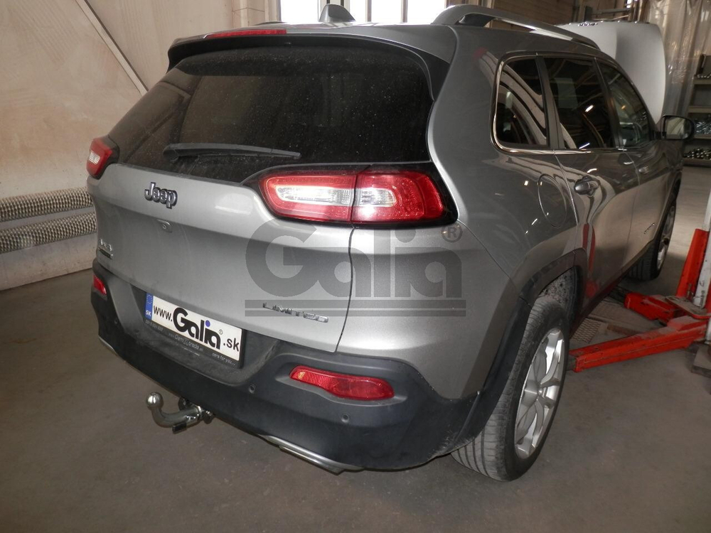 Оцинкованный фаркоп на Jeep Cherokee KL 2014-2018 (без электрики), Galia J013A
