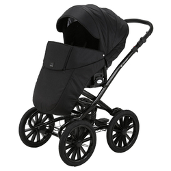 Детская коляска Adamex Chantal Retro 2 в 1 C213 (черный)