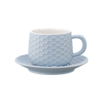 Чайная пара Marshmallow, 300 мл, серо-голубая