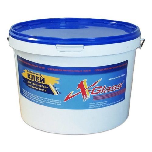 Клей  акрил. д/стеклообоев 5 кг X-Glass