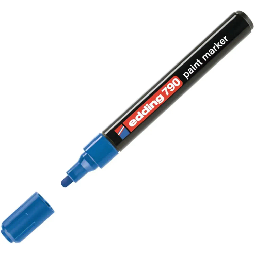 Маркер лаковый EDDING E-790/3 синий 2-3мм, пласт. корп
