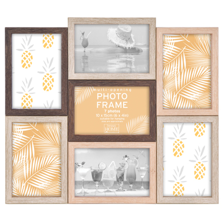 Innova PI09785 фоторамка 7 фото, 7x 10*15cm Modena Trio , дерево