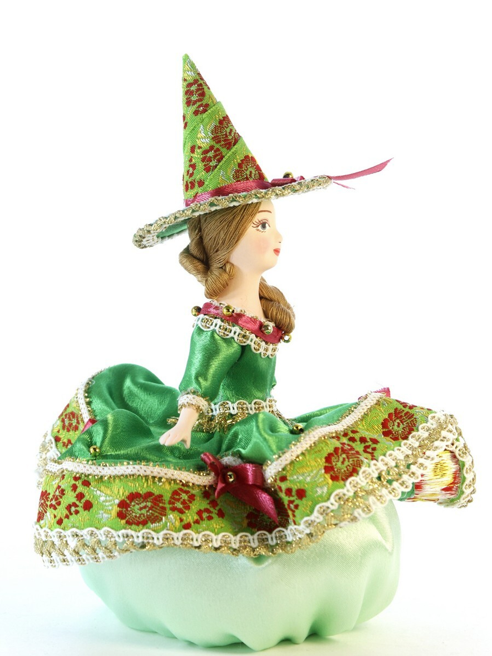 Кукла коллекционная "Солнечная фея". Игольница