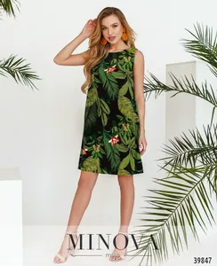 Платье 3153-черный Minova