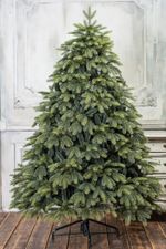 Елка с гирляндой «Богемская» (Литая+пвх) 240 см / 2,4 м