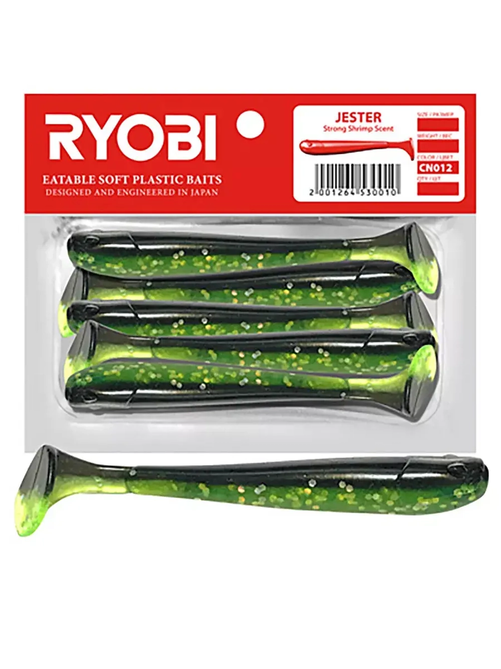 Мягкая приманка риппер JESTER (75mm), упк. 5 шт.