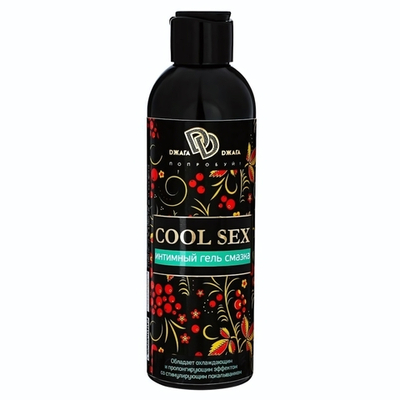 Интимная гель-смазка COOL SEX с легким пролонгирующим эффектом - 200 мл.