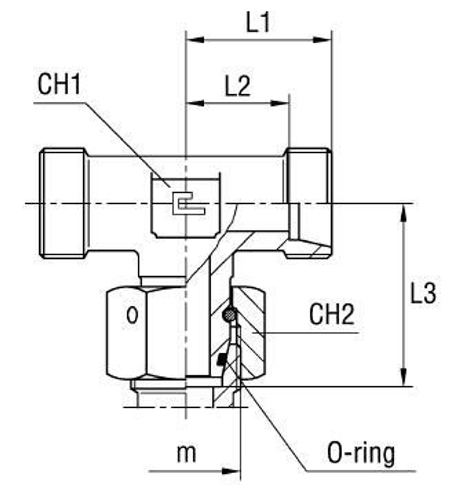 Соединение PNТ DL10 М16х1.5 (корпус)