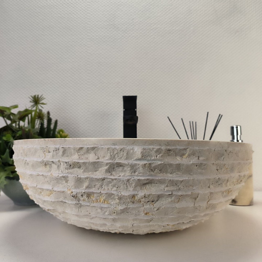 Раковина из мрамора Bowl Cream Marmo BM-62919 45*45*15 97