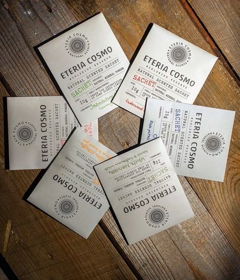 Жасмин лемонграсс и амбра, ароматическое саше, Eteria cosmo