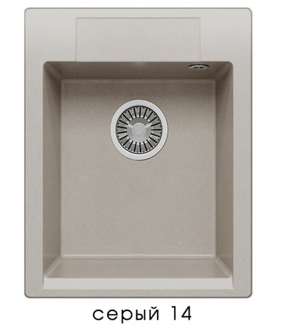 Мойка POLYGRAN ARGO-420 серый №14