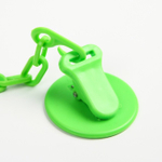 1476836 Соска-пустышка латексная классическая с кольцом «Медвежонок», на цепочке с прищепкой, от 0 м