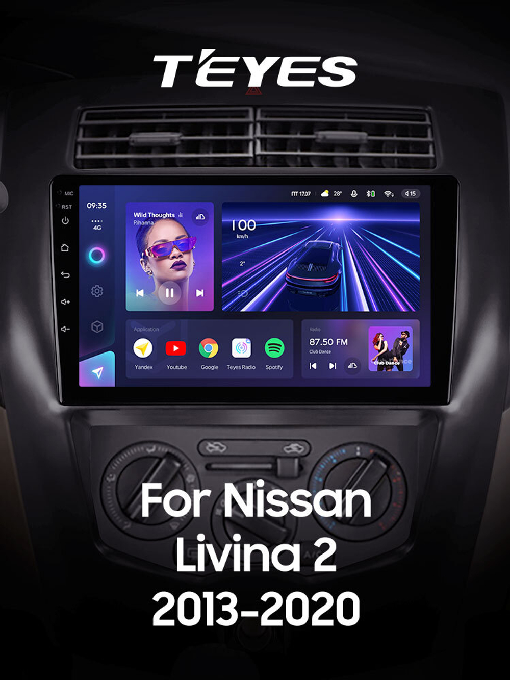 Teyes CC3 10,2" для Nissan Livina 2 2013-2020