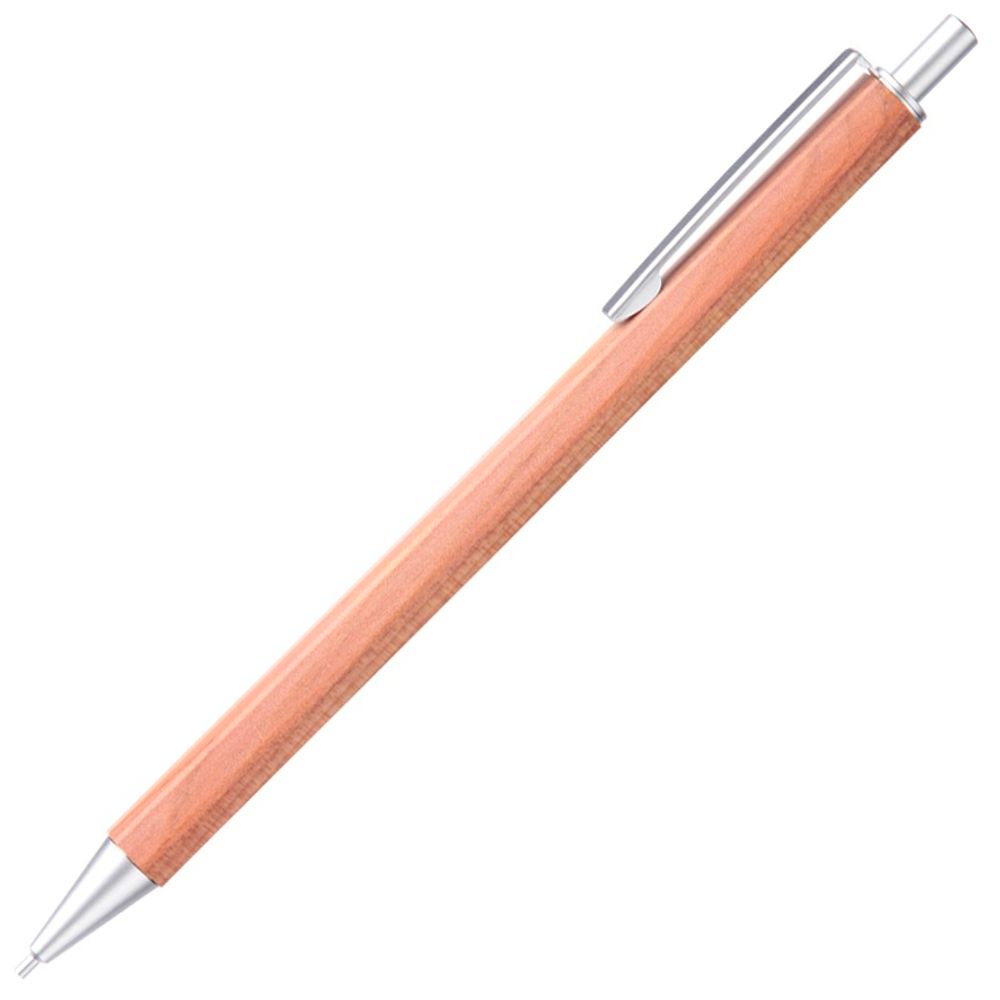 Чертёжный механический карандаш 0,5 мм Muji Wood Mechanical Pencil Natural