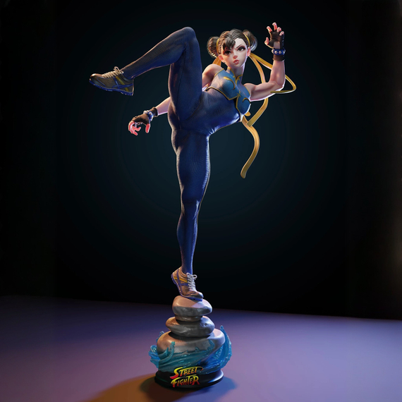 Chun Li battle pose - Street Fighter