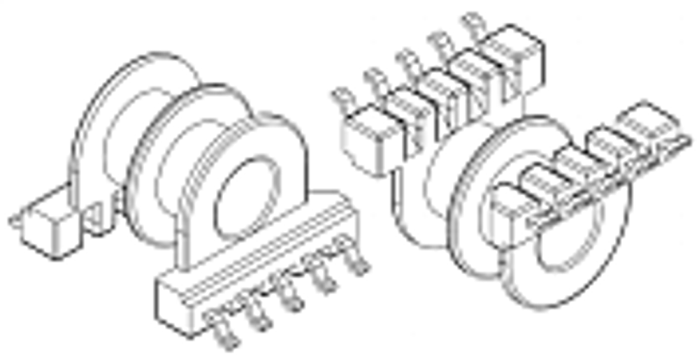 EP 13 Каркас 2 сек 10 выв SMD E-014-1