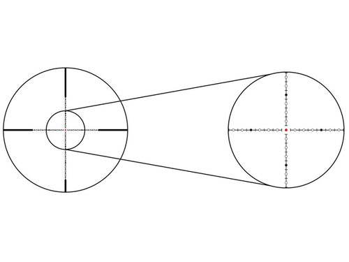 Прицел Gaut Nephrite 2.5-10x50, сетка 61 (Half MD) (N251050-61)