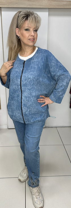 Жакет из микро-вельвета