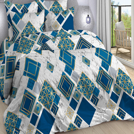 Комплект постельного белья "ВЛ. ПЛУТОН", бязь Премиум, 100% хлопок, Россия.