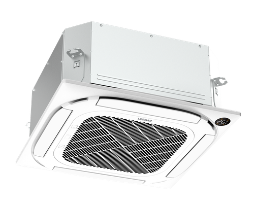 Инверторная компактная кассетная сплит-система LESSAR LS-HE18BCWE2/LU-HE18UWE2/LZ-B4CUB
