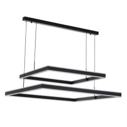 Citilux Дуэт CL719K211 LED Люстра подвесная с пультом Чёрная