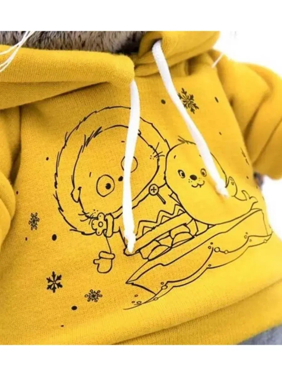 Мягкая игрушка Басик в спортивном костюме 19 см