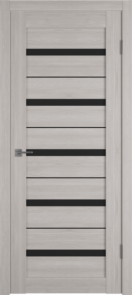 Дверь Atum Al 7 / Stone Oak / Black Gloss BM / Владимирские двери