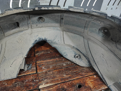 Подкрылок задний левый Changan CS55PLUS  Б/У Оригинал S203F2709020300