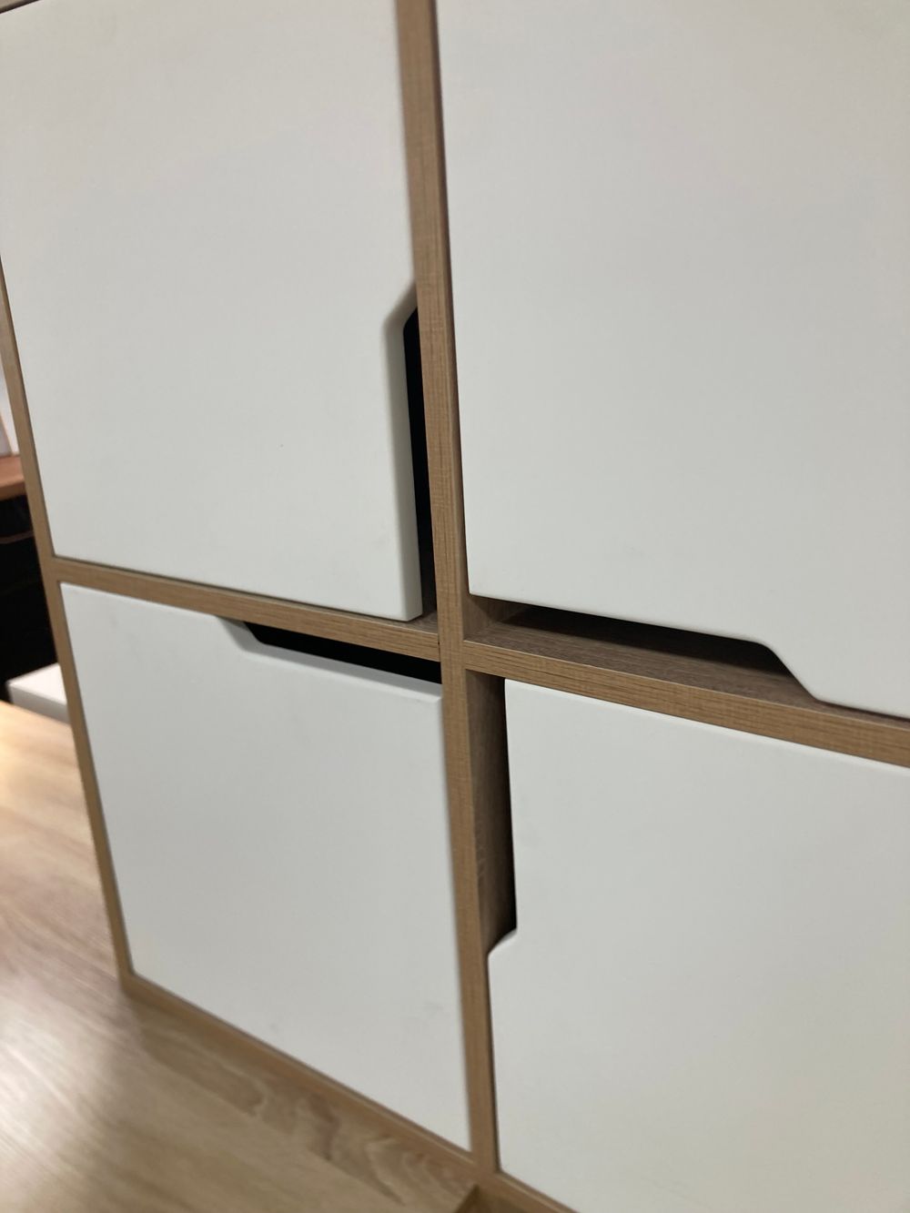 Стол письменный Квадро дуб сонома/белый