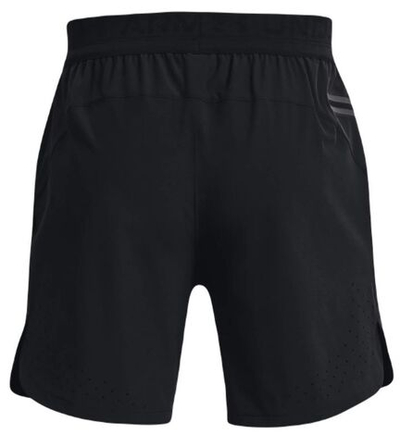 Мужские теннисные шорты Under Armour Men's UA Peak Woven Shorts - black/pitch gray