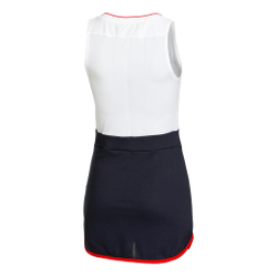 Женская теннисное платье Le Coq Sportif Robe 22 N°1 Dress Women - White, Dark Blue